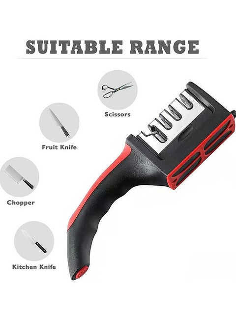 EASY KOOK 3-Stage Kitchen Knife Sharpener Fast