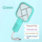 USB Electric Mosquito Racket with UV Light & Shock
