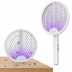 3-in-1 USB Rechargeable Electric Insect Killer Racket