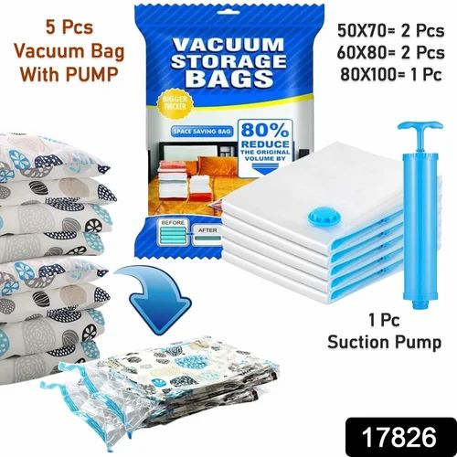 Medium Vacuum Storage Bag Clothes, Blankets & Pillows
