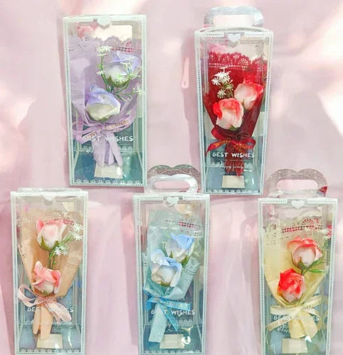 Rose Bouquet Hand Holding Artificial Flower Wedding Decoration.