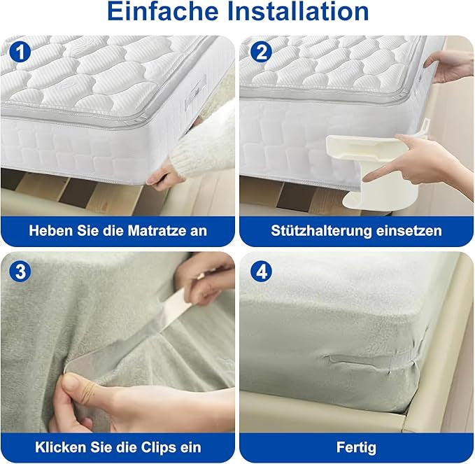 4 Pieces Bed Sheet Clips For Mattress Protectors, Blankets, Bedding