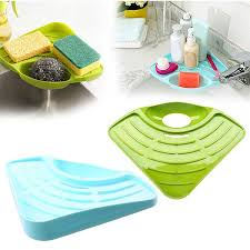 Sink Corner Shelf Multipurpose Triangle Soap for Kitchen