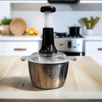 Stainless Steel Hand Push Chopper 2 L Manual Food