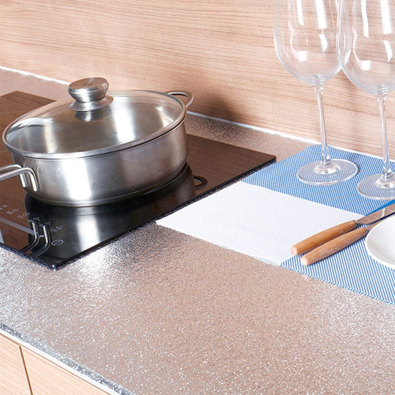 Premium Aluminum Foil Kitchen Sticker | 60cm x 200cm Large Roll