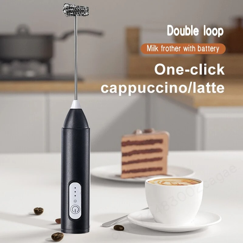 Rechargeable Electric Coffee Beater Milk Frother