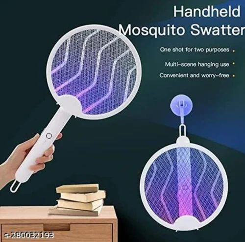 3-in-1 USB Rechargeable Electric Insect Killer Racket