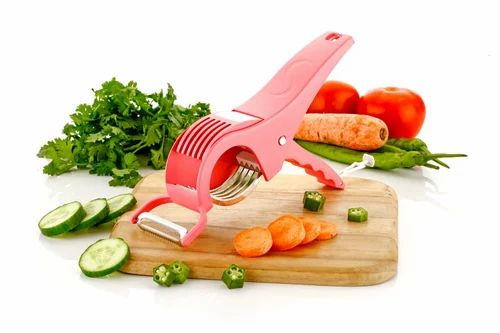 Vegetable & Fruit Cutter with Stainless Steel Blades