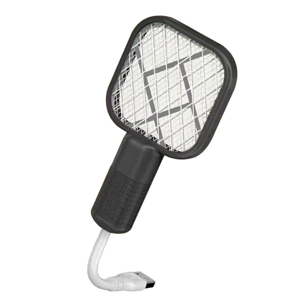 USB Electric Mosquito Racket with UV Light & Shock