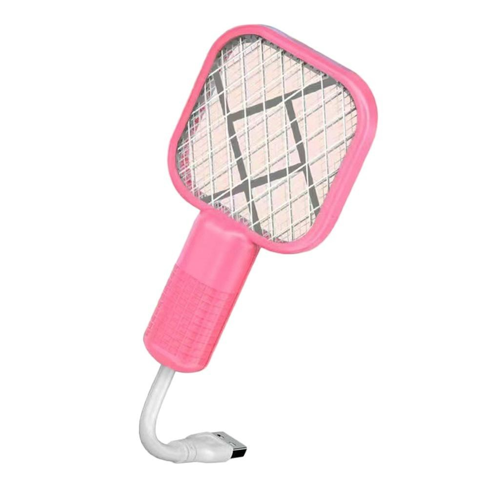 USB Electric Mosquito Racket with UV Light & Shock