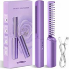 Mini Portable Hair Straightener & Hot Comb