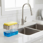 Portable Kitchen Soap Dispenser Set Hand Press.