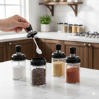 Premium Spice Jar – Heat-Resistant Glass Container.