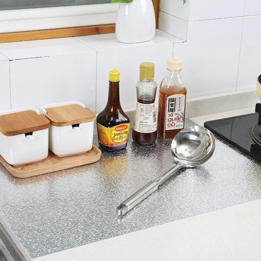 Premium Aluminum Foil Kitchen Sticker | 60cm x 200cm Large Roll