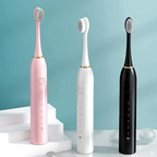 Sonic X3 electrical toothbrush with 6 operating modes.